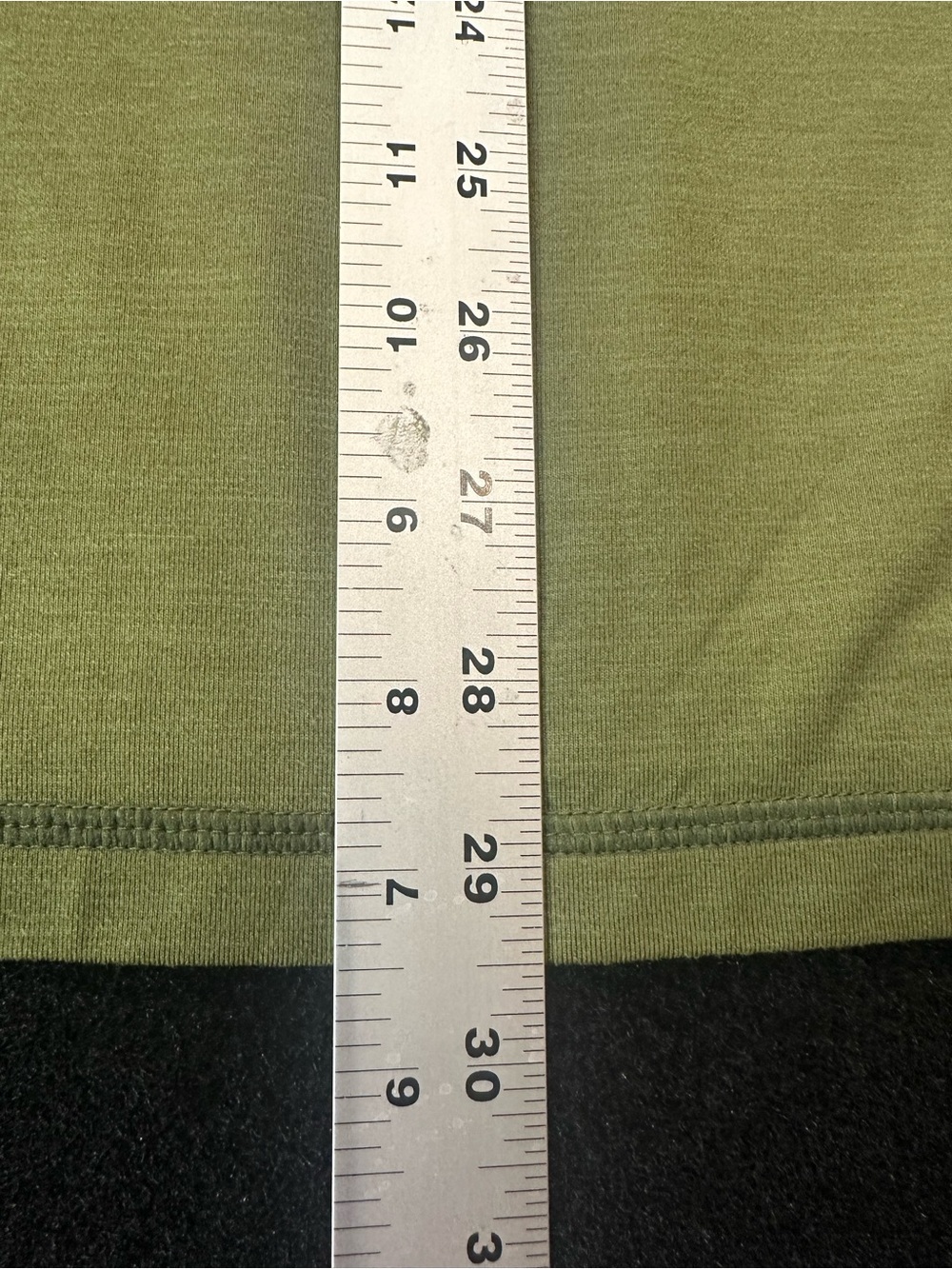 Men's Long-Sleeve Henley Shirt in Army Green - Picture 10 of 12
